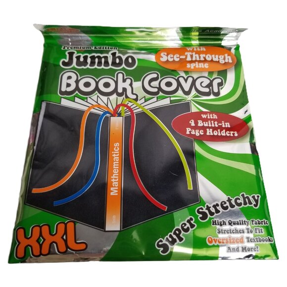 Its Academic Jumbo Book Cover NEW XXL Clear Spine Window Premium Edition - Picture 3 of 4